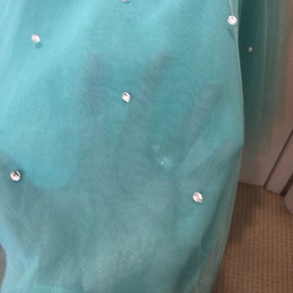 Baby Online Dress mini blue jeweled rhinestone prom homecoming dress - Picture 15 of 16